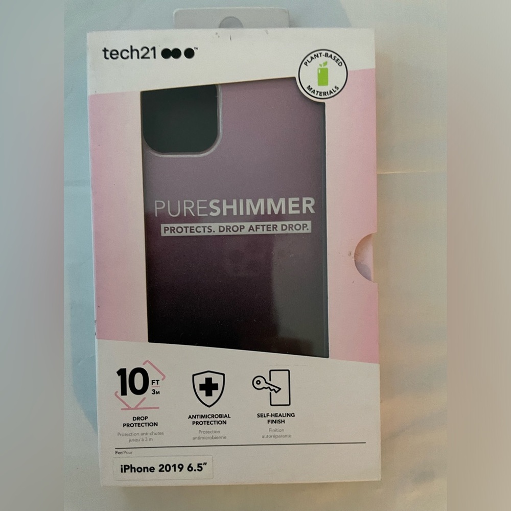 Tech21 case for iPhone 11 Pro Max pink shimmer New